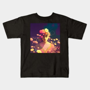 hair flower girl Kids T-Shirt